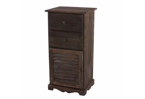 MCW Kommode aus Paulowniaholz, Braun, 40x81x32 cm in braun von MCW