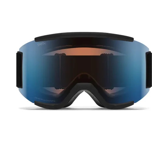 Smith Squad Skibrille 2021 - Chromapop Pro Photochromic Blue Mirror - Herren & Unisex Skibrillen mit ChromaPop Technologie für verbesserte Kontraste und klare Sicht, ideal für alle Wetterbedingungen und optimalen Komfort.