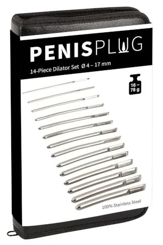 Penisplug Dilatoren Set Dilatoren Set Silber 85C/XL