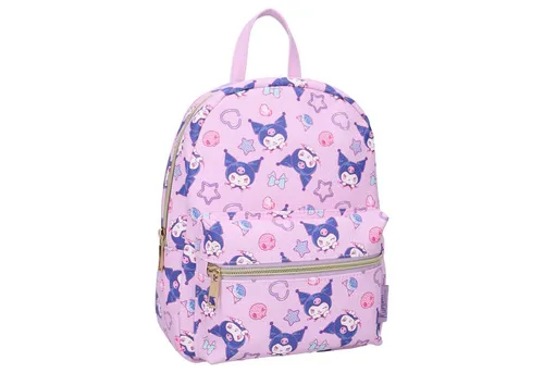 Hello Kitty Kuromi Rucksack Sweet On You für Kinder - Der Kuromi Rucksack Sweet On You ist der perfekte Begleiter für kleine Abenteurer. Mit zwei Fächern für optimale Organisation und verstellbaren Riemen für besten Tragekomfort ist er ideal für den Alltag.
