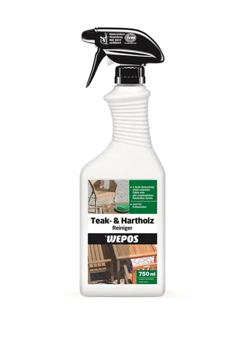 Wepos Teak & Hartholz Reiniger 750 ml