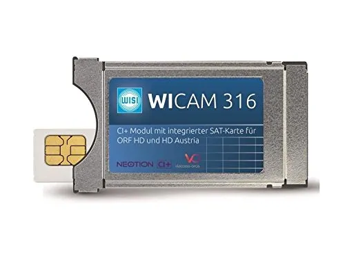 Wisi WICAM 316 CI+ Modul mit integrierter HDTV SAT-Karte für ORF HD und HD Austria