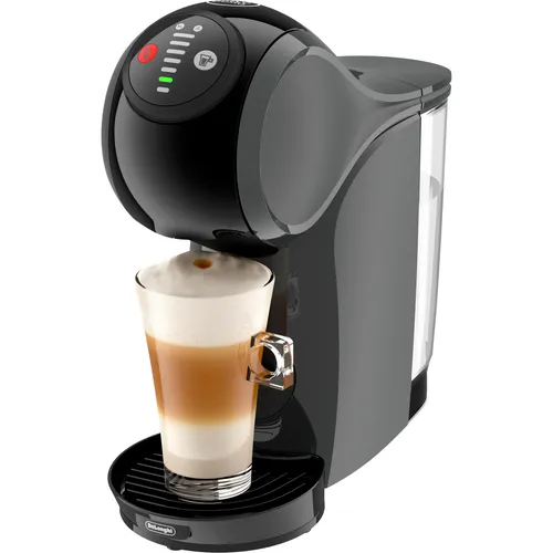 DeLonghi NESCAFE DOLCE GUSTO GENIO S ANTRACITE - Kapselkaffeemaschine - Kompakte und elegante Kapselkaffeemaschine mit 15 bar Druck und 0,8 l Wassertank, ideal für schnellen Kaffeegenuss zu Hause.