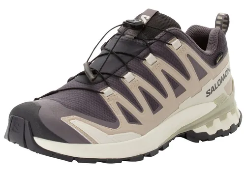 SALOMON Damen Trailrunningschuhe XA PRO 3D V9 GTX W - Laufschuhe mit herausragender Stabilität und wasserdichter GORE-TEX Membran – ideal für jedes Abenteuer im Gelände.