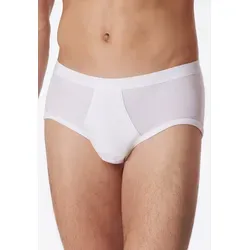 Schiesser Slip Original Classics mit Eingriff, Feinripp, ohne störende Seitennähte weiß 9