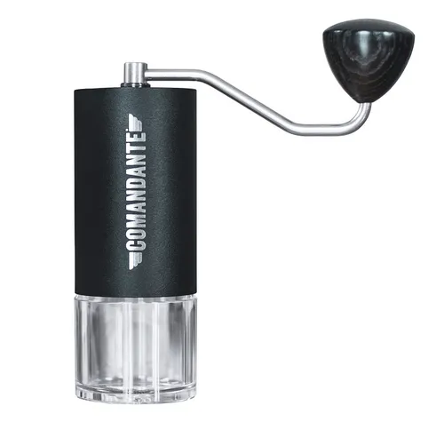 Comandante C40 MK4 Nitro Blade Kaffeemühle - Manuell, Schwarz, präzise und robust für perfekten Kaffeegenuss unterwegs