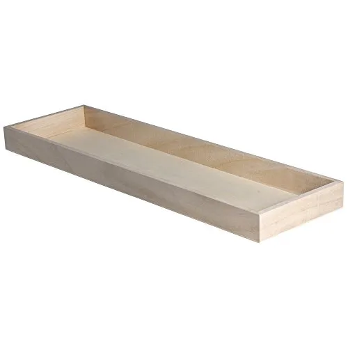 Rayher Holz-Tablett zum Dekorieren, 45 x 13,5 cm - Scrapbooking-Sets, robust und langlebig aus hochwertigem Holz, ideal für kreative Dekorationsideen.
