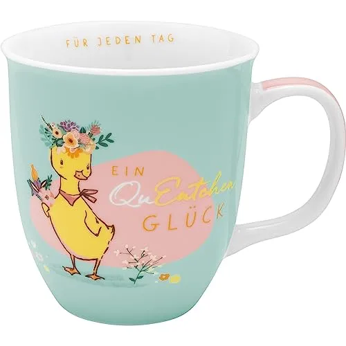 Tasse Motiv QuEntchen Glück: Tasse mit Motivdruck: 