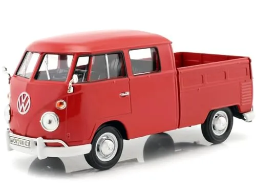 Motormax VW T1 DoKa rot 1:24