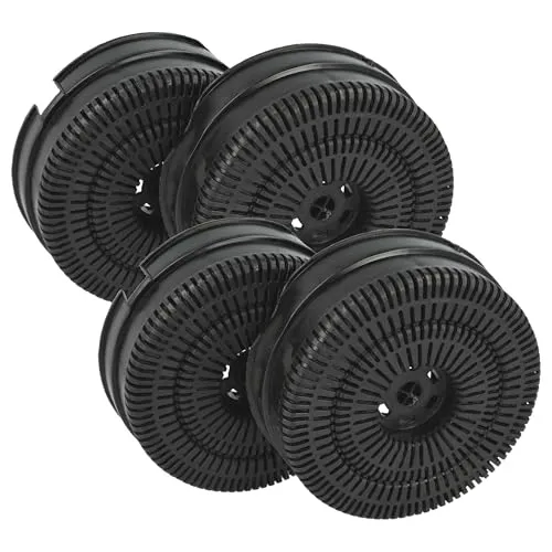 vhbw 4X Aktivkohlefilter kompatibel mit De Dietrich DHT1336X1, DHT1336X Dunstabzugshaube