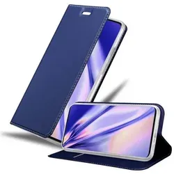 Cadorabo Handyhülle für OnePlus 8 Schutz Hülle in Blau Cover Etui Book Case Booklet