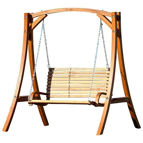 KUREDO-OD Hollywoodschaukel aus Lärche von ASS