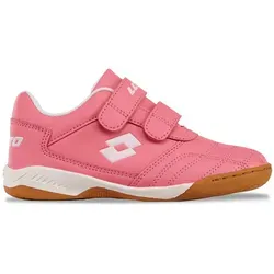 Lotto Pacer K Kinder Low Top Sneaker 2600110K FR.PINK/WEISS, Schuhgröße: 29 EU - Sneaker für Kinder mit praktischem Klettverschluss und elastischer Schnürung, ideal für Sport und Freizeit, atmungsaktiv und super leicht für maximalen Komfort.