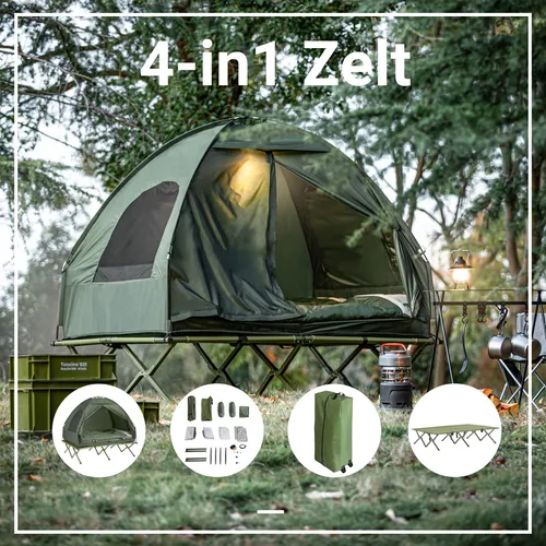 SoBuy Feldbett OGS32 Campingzelt 4in1-Zelt