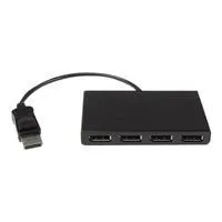 StarTech.com 4-Port Multi-Monitor DisplayPort Adapter - StarTech.com MST Hub für bis zu 4x 1080p 60Hz Monitore, treiberlos und ideal für Windows-PCs; steigern Sie Ihre Produktivität mit erweiterter Bildschirmansicht.