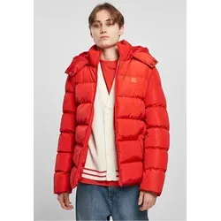 Urban Classics Herren Hooded Puffer Jacket - Funktionsjacke mit trendigem Stepp-Design und abnehmbarer Kapuze für flexiblen Tragekomfort, ideal für kalte Tage.