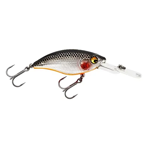 Westin BuzzBite Crankbait 4cm 4g Low Floating - Wobbler, Farbe:Steel Sardine