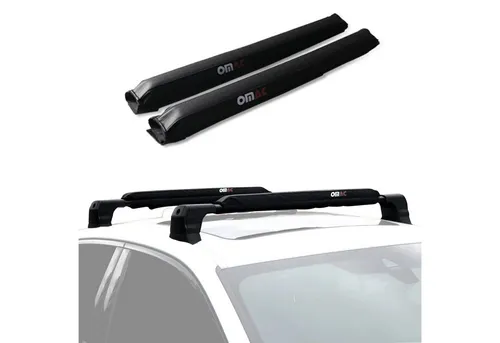 Dachträgerauflagen Surfbretträger Windsurf Pad 70cm Set - Dachträger für Windsurfbretter, Kajaks und Snowboards, wasserfest mit 100% Polyester-Membran. Starker Klettverschluss und aerodynamisches Design für sicheren Transport.