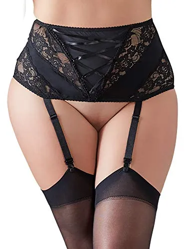 Cottelli Collection Damen Spitzen String Perlen Dessous in schwarz von Cottelli Collection