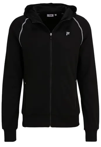 FILA Herren Lage Slim Sportjacke, Black, S von FILA