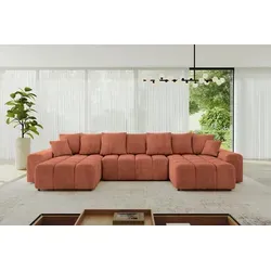 ALTDECOR Wohnlandschaft ENIL-U in orange von ALTDECOR