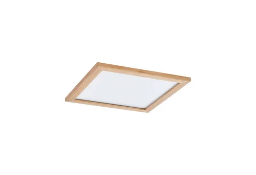 Lucande LED Deckenlampe Holz 42x42 cm mit Fernbedienung - Moderne Deckenleuchte mit dimmbarer Lichtfarbe (2700-6500K) und Fernbedienung. Ideal für Wohnzimmer, Schlafzimmer und Küche, bietet stimmungsvolles Licht für jede Gelegenheit.