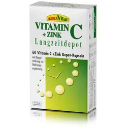 Vitamin C + Zink Langzeitdepot Kapseln