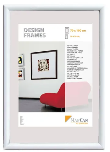 Produktbild Kunststoff Bilderrahmen Design Frames weiß, 60 x 80 cm
