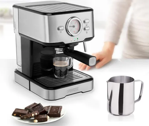 Siebträger Espresso & Kapselmaschine mit Milchaufschäumer