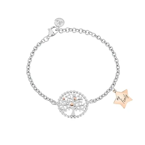 Morellato Damenarmband Talismani - SAQE14 aus Edelstahl - Armbänder für Damen, elegantes Design aus Edelstahl und Rotgold, perfekt für besondere Anlässe und als Geschenk für die Liebsten.