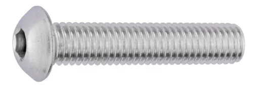 Connex Gewindeschrauben M6 x 40 mm Sechskant Innen 4 mm - 8 Stück Edelstahl