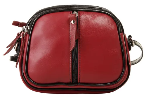 Cluty Umhängetasche echt Leder Damen | Made in Italy, stilvolle Crossbody Bag - Umhängetaschen aus 100% feinstem Rindleder, perfekt für Abendoutfits mit optimaler Organisation durch 3 Hauptfächer und verstellbarem Schultergurt.