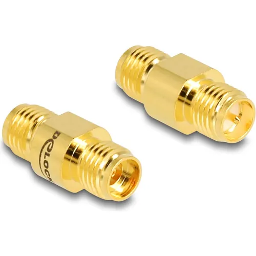 Delock Adapter RP-SMA Buchse zu SMA Buchse (Stecker und Verbinder) (90085)