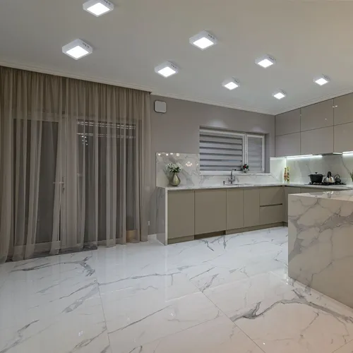 LED Deckenleuchte Flurlampe 8er Set - 6W 660lm kaltweiß - Lampen: modernes LED Aufbau-Panel in elegantem Design, ideal für Flur oder Treppenhaus. Starke 660 Lumen, energiesparend und langlebig mit 20.000 Stunden Lebensdauer.