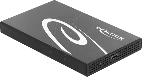 DELOCK 42611 - externes 2.5er SATA HDD/SSD Gehäuse, USB 3.1