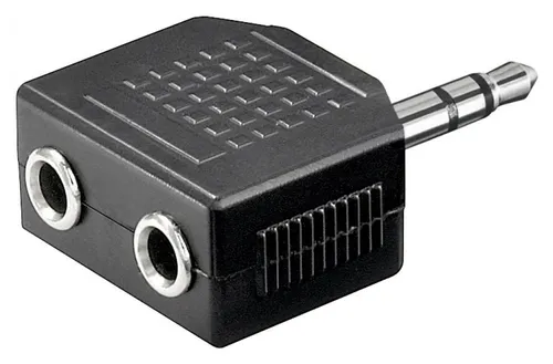 Y-Adapter 1x 3,5mm Klinkenstecker 2x 3,5mm Klinkenbuchse 3 polig
