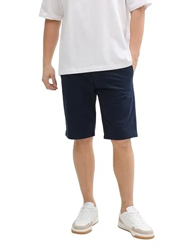 TOM TAILOR Denim Chinoshorts - Bermudas mit elastischem Material für optimalen Tragekomfort, ideal für lässige Freizeit-Outfits und aktive Tage.