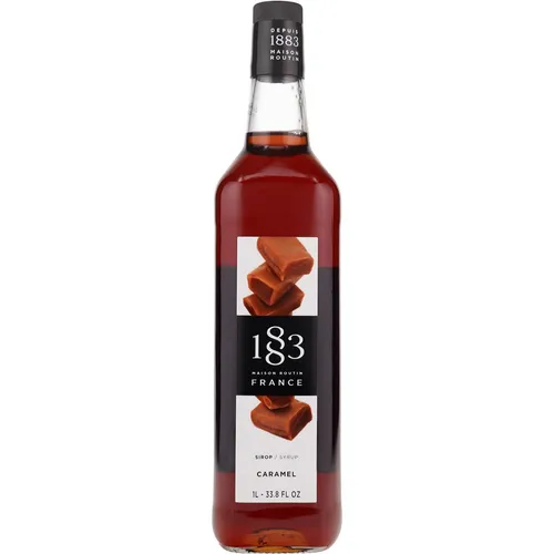 Maison Routin 1883 Sirup Karamell 1,0L - 3er Pack - Säfte, perfekter Karamellgeschmack für Getränke und Desserts, ideal für Baristas und Hobbyköche