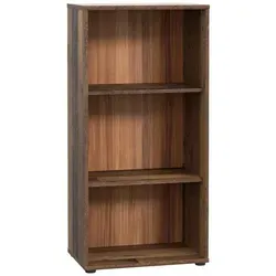 Xxxl Regal Dunkelbraun mit 2 Fächern - Stilvolles Bücherregal in Dunkelbraun mit rustikaler 'Old Wood'-Optik, ideal für Wohnzimmer und Schlafzimmer. Flexibel dank 2 verstellbarer Einlegeböden für individuellen Stauraum.
