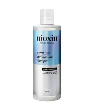 Nioxin Anti-Hair Loss Shampoo 240 ml - Shampoo gegen Haarausfall, reinigt die Kopfhaut gründlich und schützt vor vorzeitigem Haarausfall, ideal für Damen, die ihre Haarpracht zurückgewinnen möchten.