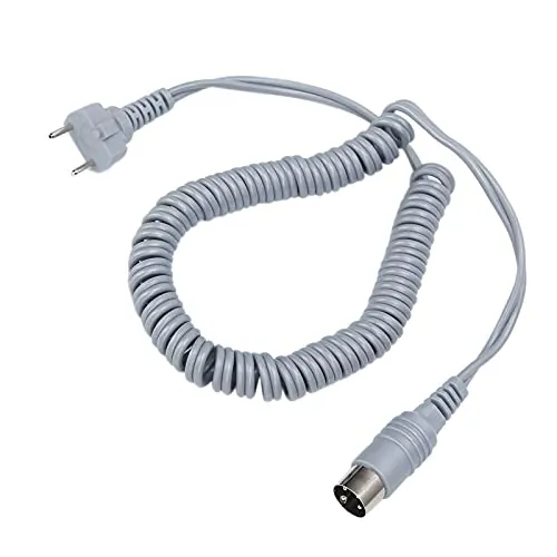 Nagelbohrer-Handstück-Kabel, Netzkabel, Ersatzteil für Maniküre-Pediküre-Maschinen-Nagelbohrer-Maschinen-Zubehörwerkzeug, Nagelpoliermaschinen-Handstück-Anschluss(Grau)