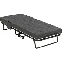 Produktbild HOMCOM Klappbett Gästebett mit Rollen und 10 cm Matratze