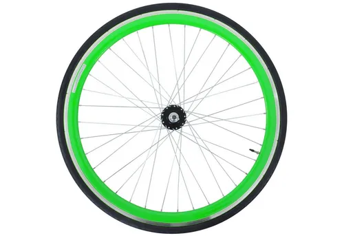 Galano Fahrrad-Laufrad Blade 28 Zoll, Hinterrad Fixie mit FlipFlop Nabe - Gestalte dein Fixie individuell mit dem Galano Blade Hinterrad in bunten Farben! Die stabile Aluminiumfelge und die dreifach überkreuzte Einspeichung bieten hervorragende Stabilität und Laufruhe.