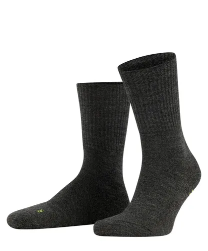 Falke Trekkingsocke Crew Walkie Light (klimaregulierende Merinowolle) dunkelgrau Damen/Herren - 1 Paar