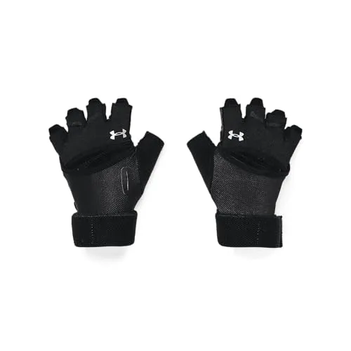 Under Armour W's Weightlifting Gloves - Schwarz/Silber, Größe S - Laufhandschuhe für Damen mit atmungsaktivem Iso-Chill-Netzstoff, der Körperwärme verteilt und kühl bleibt. Ideal für intensives Training und optimalen Grip.
