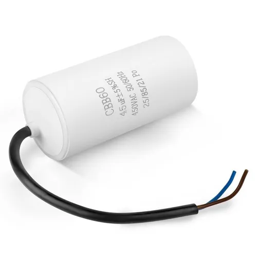 AnlaufKondensator MotorKondensator CBB60 10uF 450V 2 kabel 100mm Kondensator