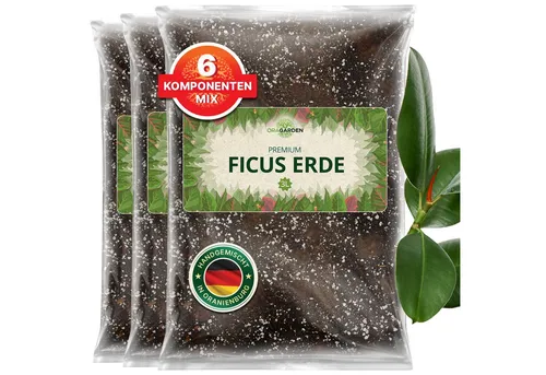 OraGarden Anzucht- und Kräutererde OraGarden Ficus-Erde, mit Wurmhumus, (Packung), 3 L