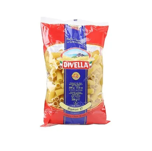 Pasta Divella 100% Italienisch N°17 Rigatoni 500g