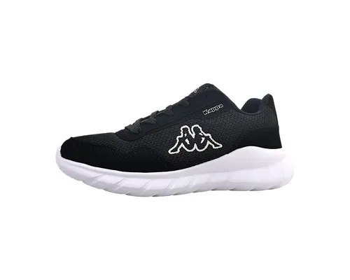 Kappa MAJIRA Sneaker schwarz 40 EU - Sportliche Sneaker in Größe 40, aus hochwertigem Synthetik, mit runder Schuhspitze und leicht profiliertem Gummi-Laufsohlenprofil für optimalen Tragekomfort.