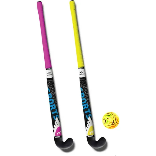 Angel Sports Hockeyset Rosa und gelb 33